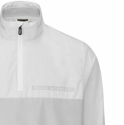Oscar Jacobson Phoenix Jacket - Lunar Grey/White -Golf Clothing Sales Shop oscar jacobson phoenix jacket lunar grey white 5