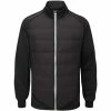 Oscar Jacobson Radstock Full Zip Padded Jacket - Black -Golf Clothing Sales Shop oscar jacobson radstock full zip padded jacket black 1