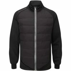 Oscar Jacobson Radstock Full Zip Padded Jacket - Black