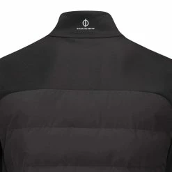 Oscar Jacobson Radstock Full Zip Padded Jacket - Black -Golf Clothing Sales Shop oscar jacobson radstock full zip padded jacket black 4