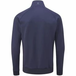 Oscar Jacobson Trent Tour Mid Layer 1/2 Zip Pullover - Solid Navy 6 Oscar Jacobson Trent Tour Mid Layer 1/2 Zip Pullover - Solid Navy -Golf Clothing Sales Shop oscar jacobson trent tour mid layer pullover solid navy 3