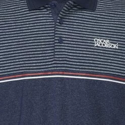 Oscar Jacobson Whitby Polo Shirt - Navy Marl 11 Oscar Jacobson Whitby Polo Shirt - Navy Marl -Golf Clothing Sales Shop oscar jacobson whitby polo shirt navy marl 5