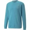 Puma Cloudspun Crewneck Sweater - Dusty Aqua Heather 1 Puma Cloudspun Crewneck Sweater - Dusty Aqua Heather -Golf Clothing Sales Shop puma cloudspun crewneck sweater dusty aqua heather 1