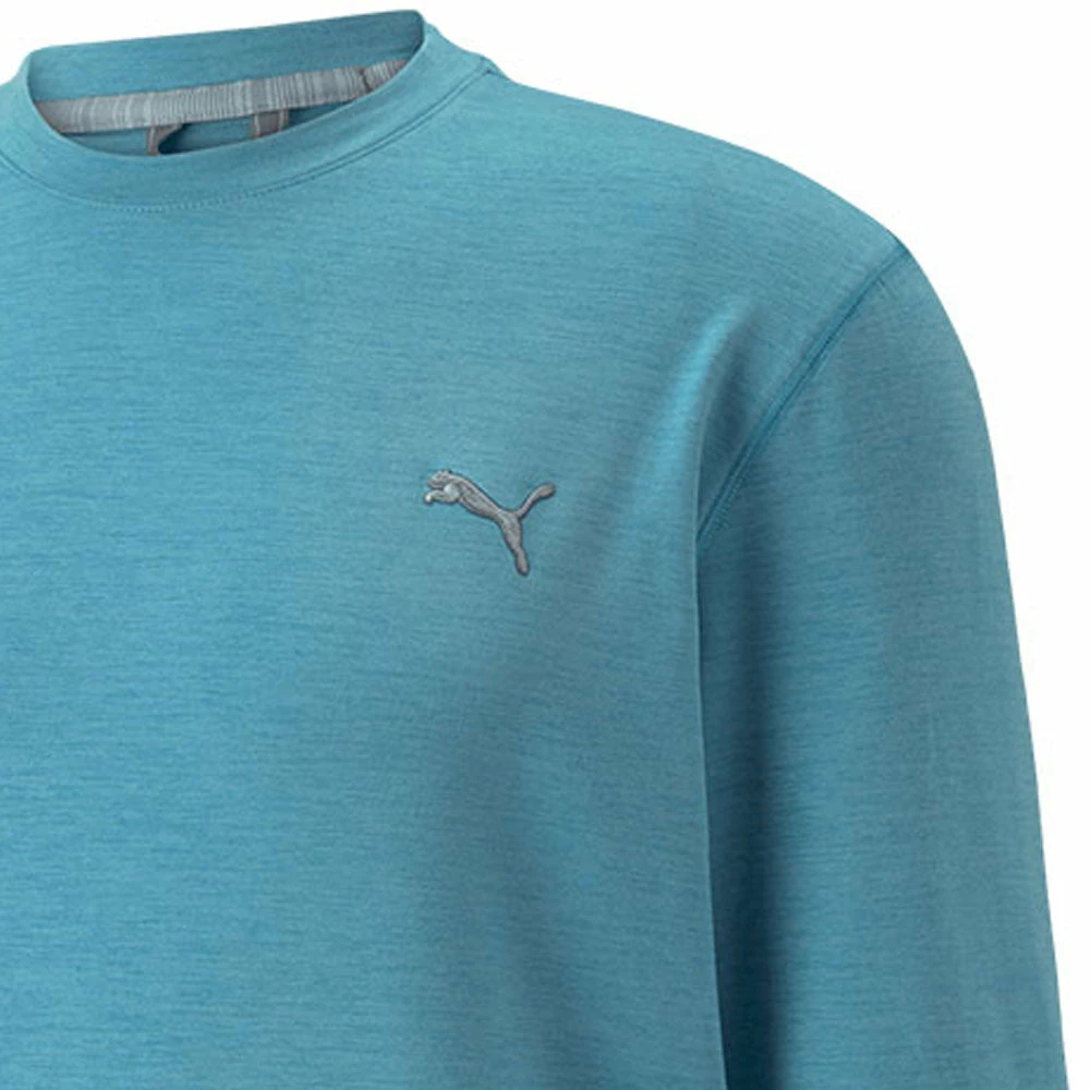 Puma Cloudspun Crewneck Sweater - Dusty Aqua Heather 7 Puma Cloudspun Crewneck Sweater - Dusty Aqua Heather - Image 5