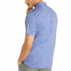 Puma Cloudspun Leaflet Polo Shirt - Lavender Pop Heather -Golf Clothing Sales Shop puma cloudspun leaflet polo shirt lavendar pop heather 4