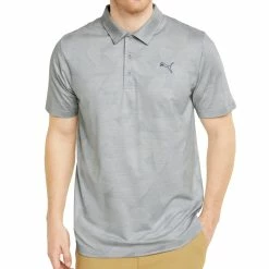 Puma Cloudspun Leaflet Polo Shirt - Quiet Shade Heather 9 Puma Cloudspun Leaflet Polo Shirt - Quiet Shade Heather -Golf Clothing Sales Shop puma cloudspun leaflet polo shirt quiet shade heather 3