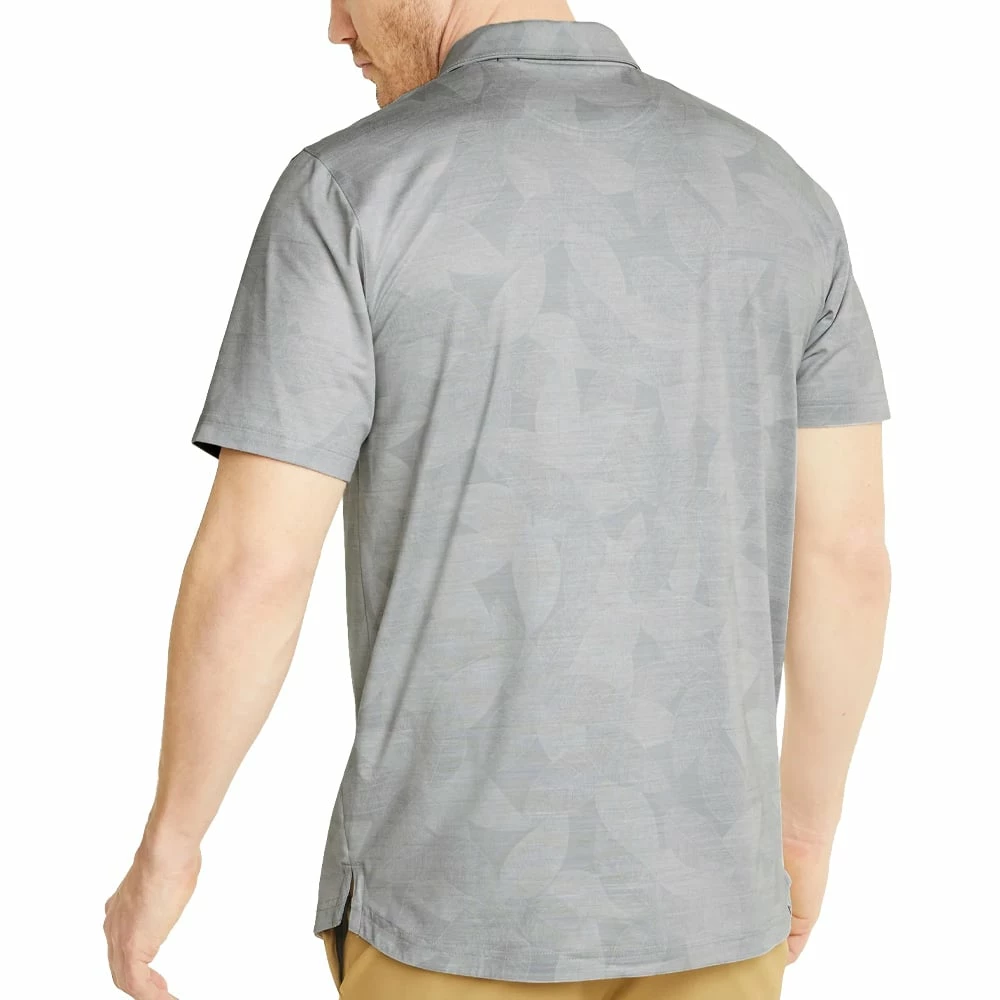 Puma Cloudspun Leaflet Polo Shirt - Quiet Shade Heather 6 Puma Cloudspun Leaflet Polo Shirt - Quiet Shade Heather - Image 4