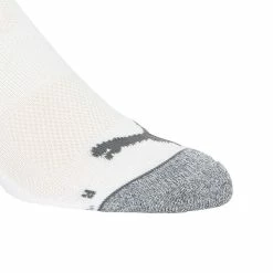 Puma Essential 1/4 Cut Socks (3 Pack) - Bright White -Golf Clothing Sales Shop puma essential quater cut socks bright white 3 2