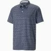 Puma MATTR Flamingo Polo Shirt - Navy Blazer/Bright White 2 Puma MATTR Flamingo Polo Shirt - Navy Blazer/Bright White -Golf Clothing Sales Shop puma mattr flamingo polo shirt navy blazerbright white 1 6
