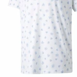 Puma MATTR Spring Polo Shirt - Bright White/Bright Cobalt -Golf Clothing Sales Shop puma mattr spring polo shirt bright white1bright cobalt 4