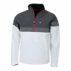 Benross Hydro Pro 1/4 Zip Waterproof Jacket - White