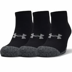 Under Armour Heatgear Low Cut Socks - Black (3 Pack)