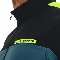 Under Armour Storm Windstrike 1/2 Zip Pullover - Static Blue/Still Water -Golf Clothing Sales Shop under armour storm windstrike 12 zip pullover staticbluestillwater 3