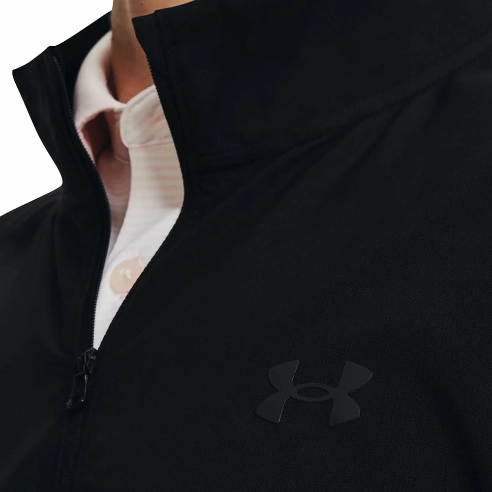 Under Armour Storm Windstrike 1/2 Zip Jacket - Black/Jet Grey - Image 3